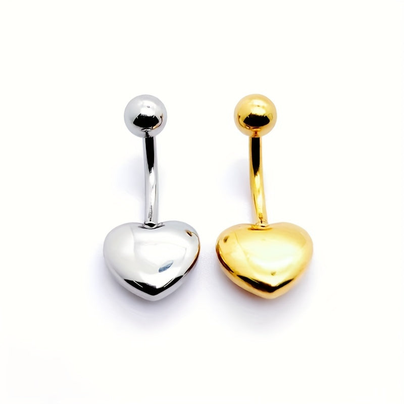 Heart Shaped Belly Rings